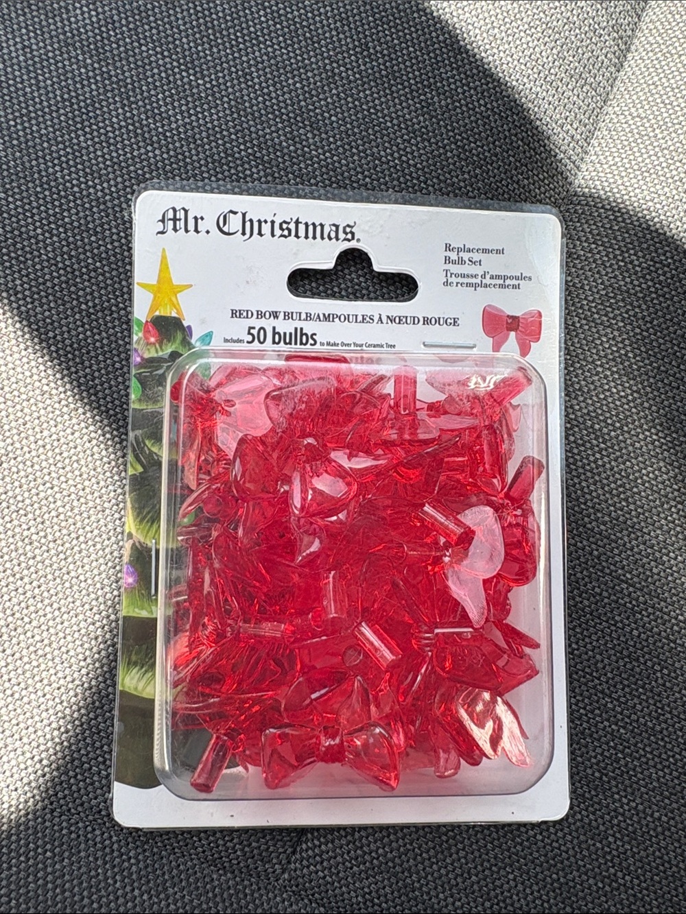 Mr. Christmas Red Bow Replacement Bulbs - 50 Pack